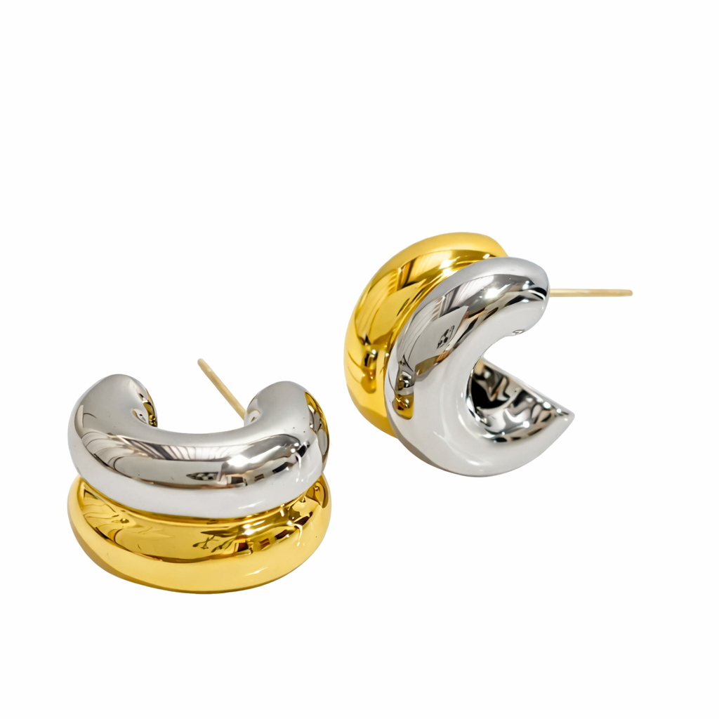 Bela Earrings Bicolor