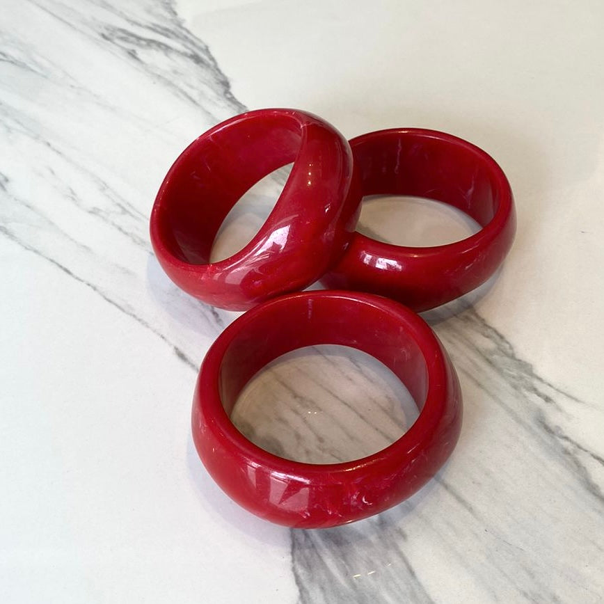 Pulsera Merlot Acrílica