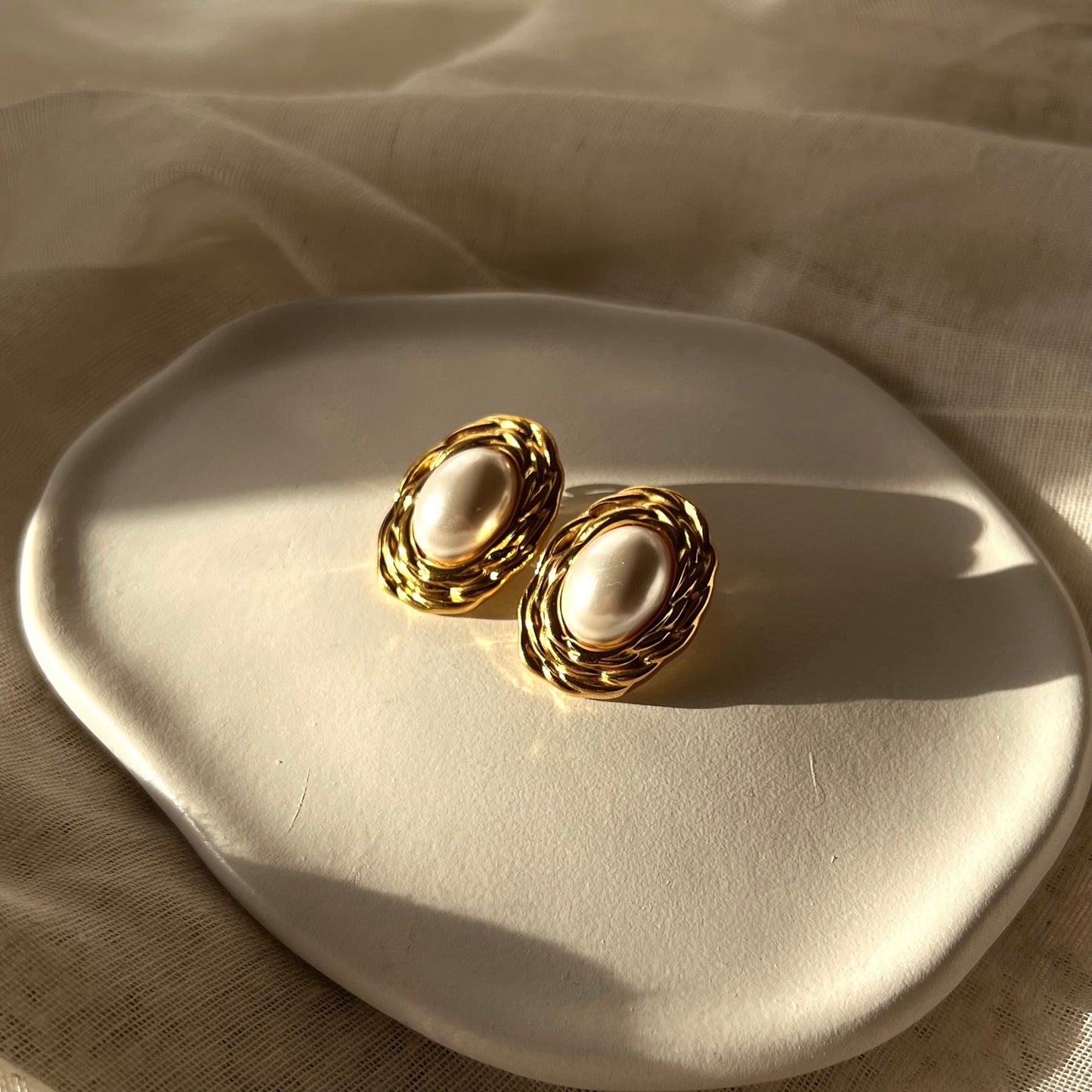 Vintage Pearl Earrings