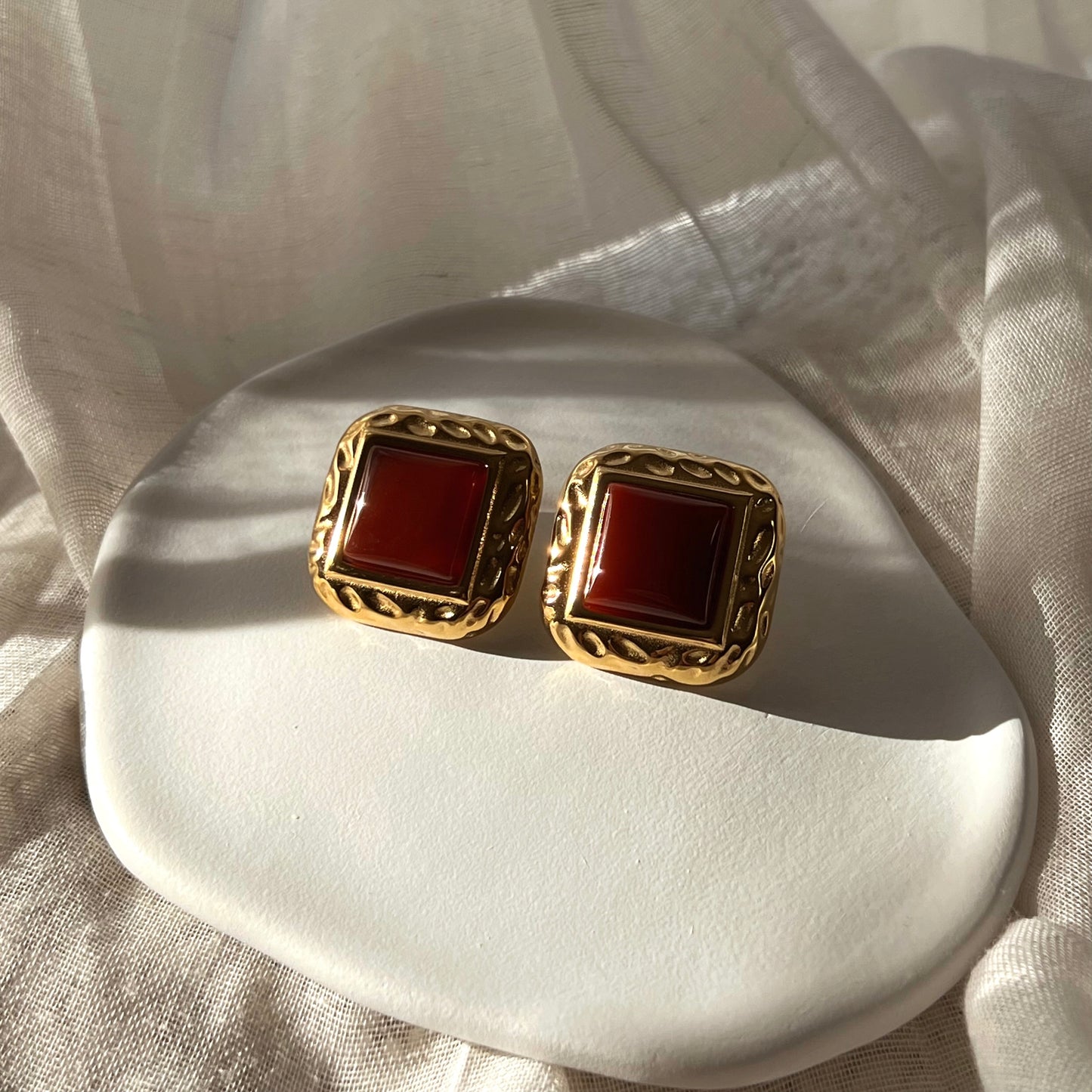 Olivia Red Earrings