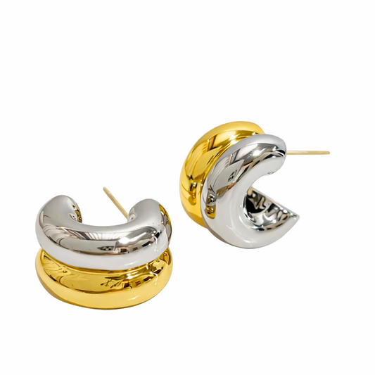 Bela Earrings Bicolor