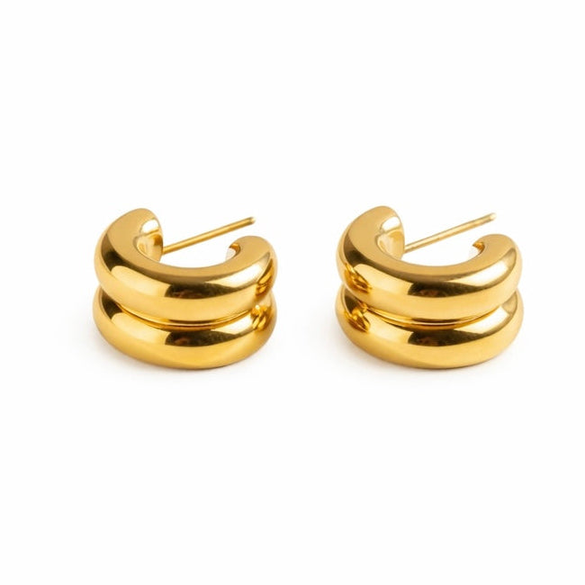 Bela Earrings Gold
