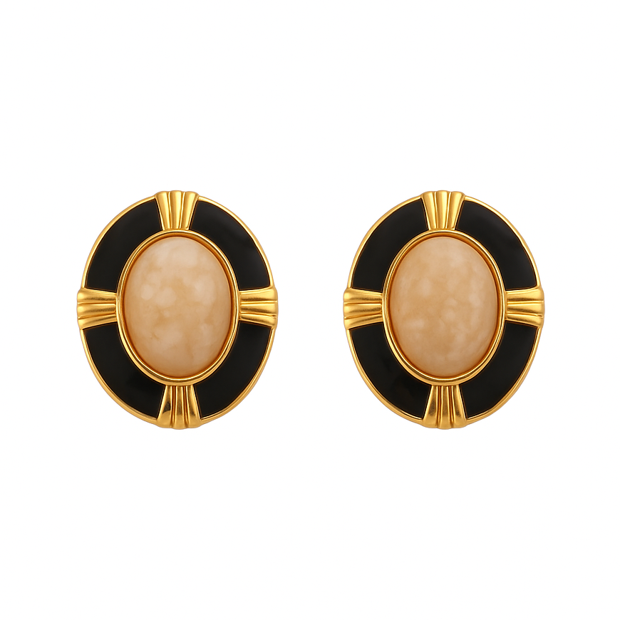 Odette Ovals Earrings