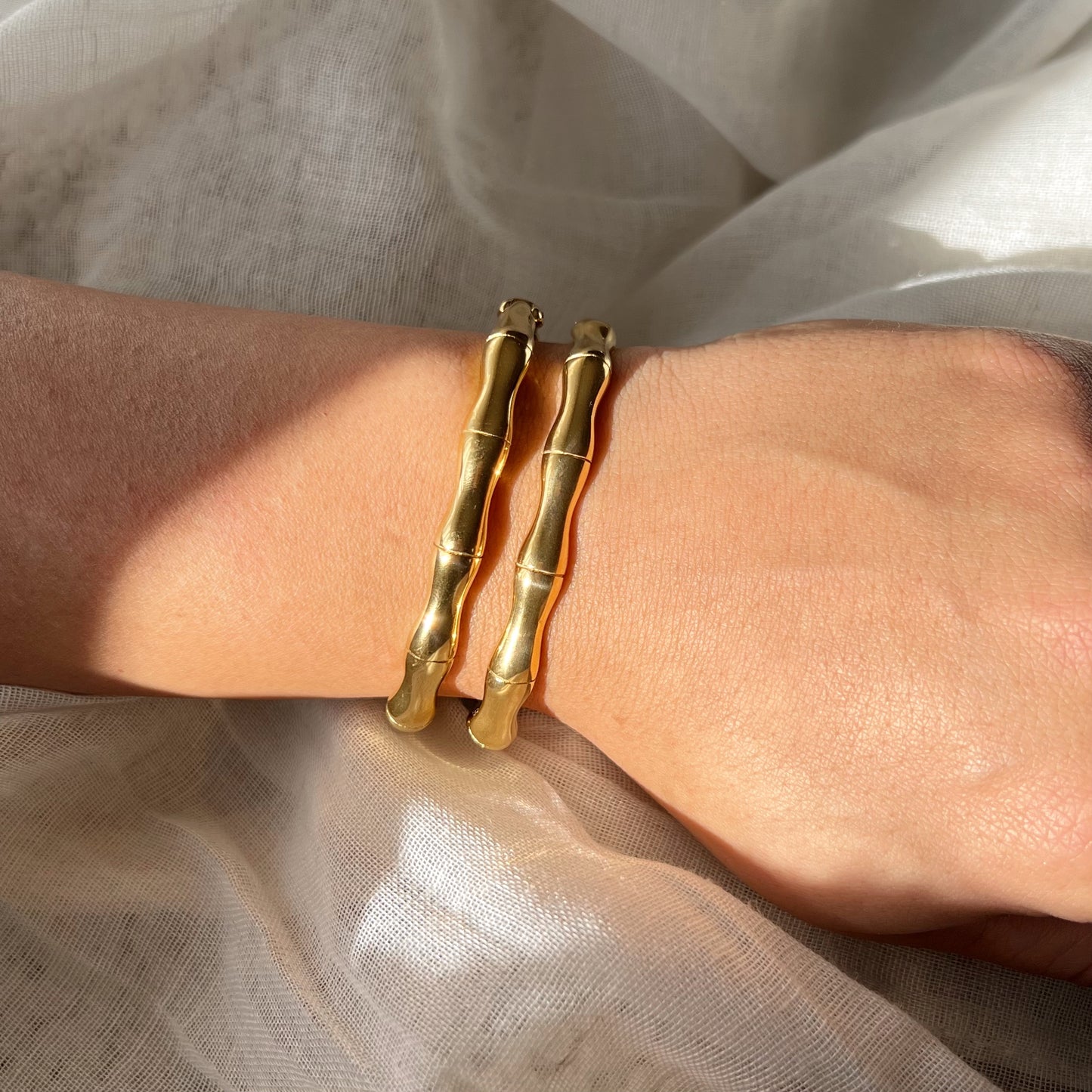 Bamboo Gold Bracelet